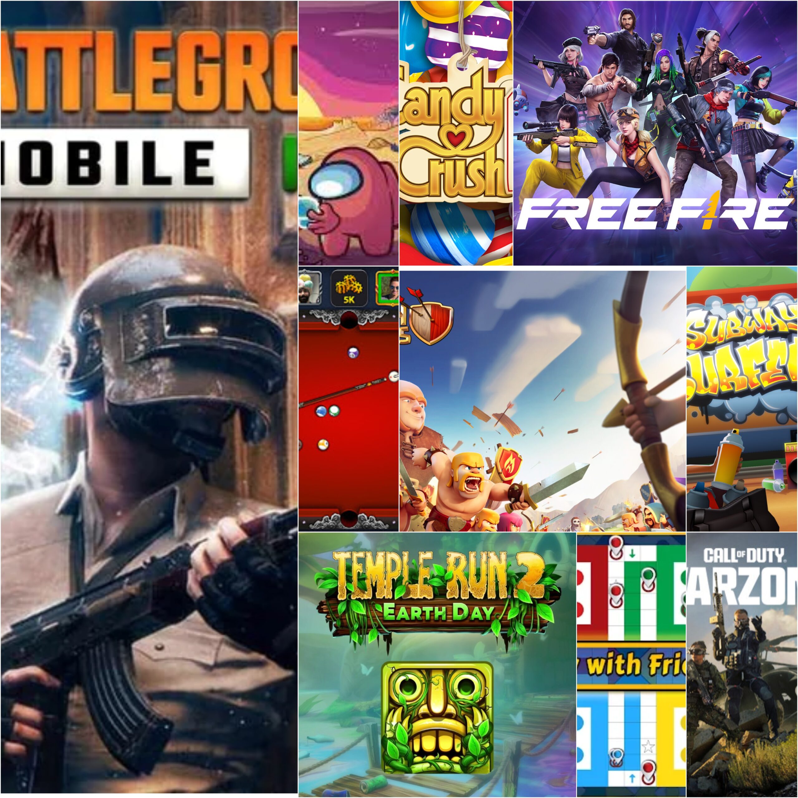 Top 10 most popular android games in India with Download